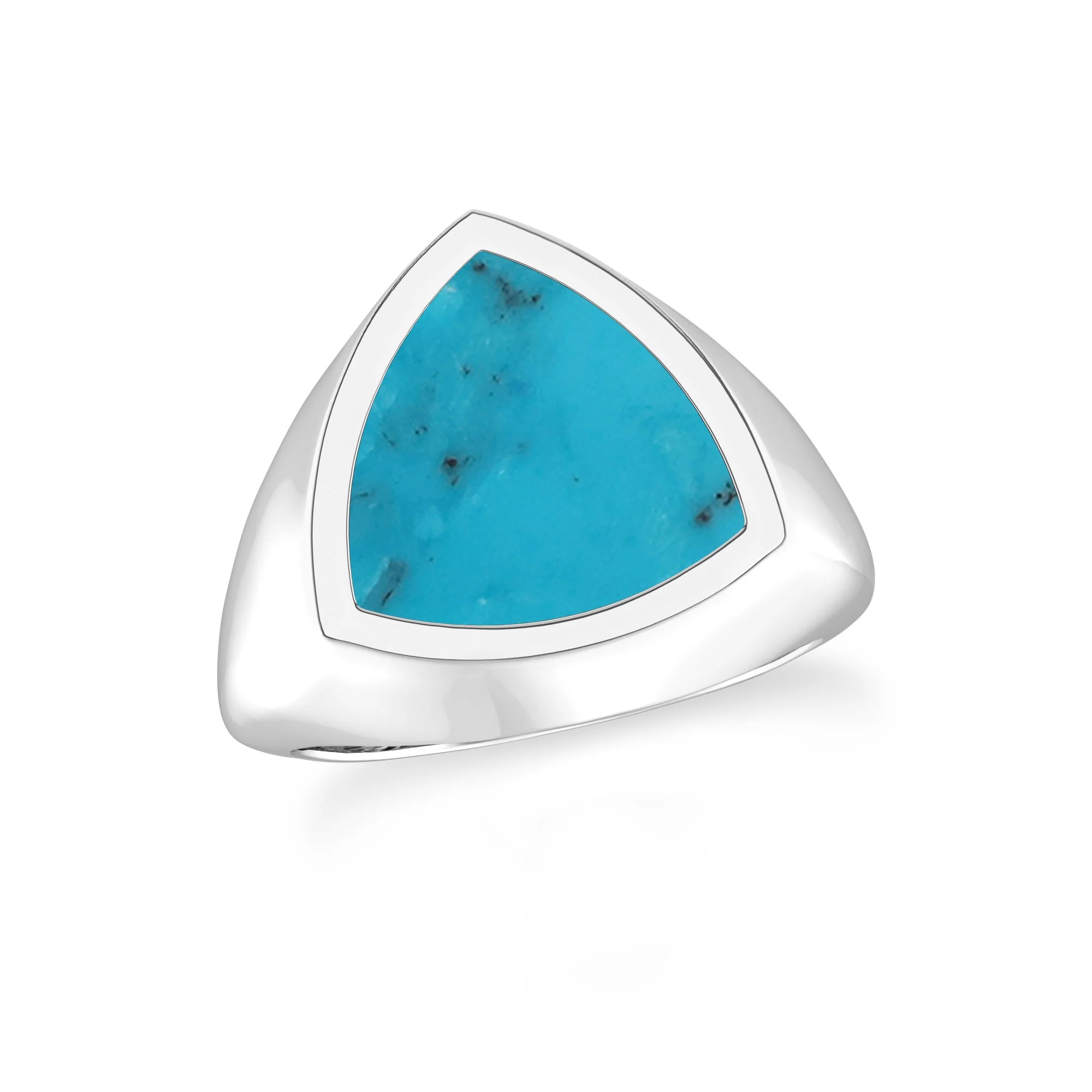 shattuckite men bezel-set ring