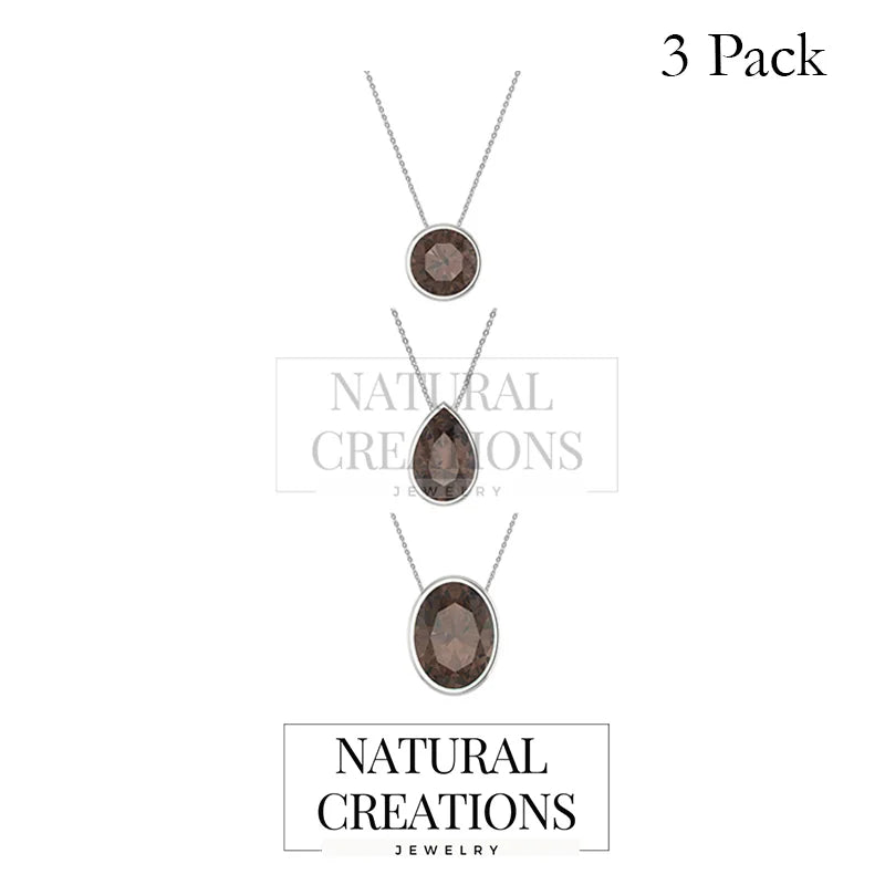 smoky-quartz pendant