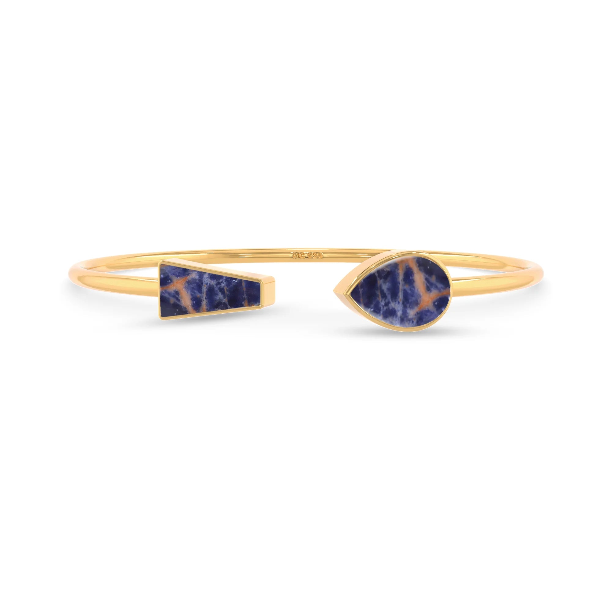 sodalite cab bracelet
