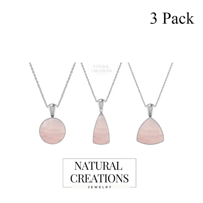 rose quartz pendant