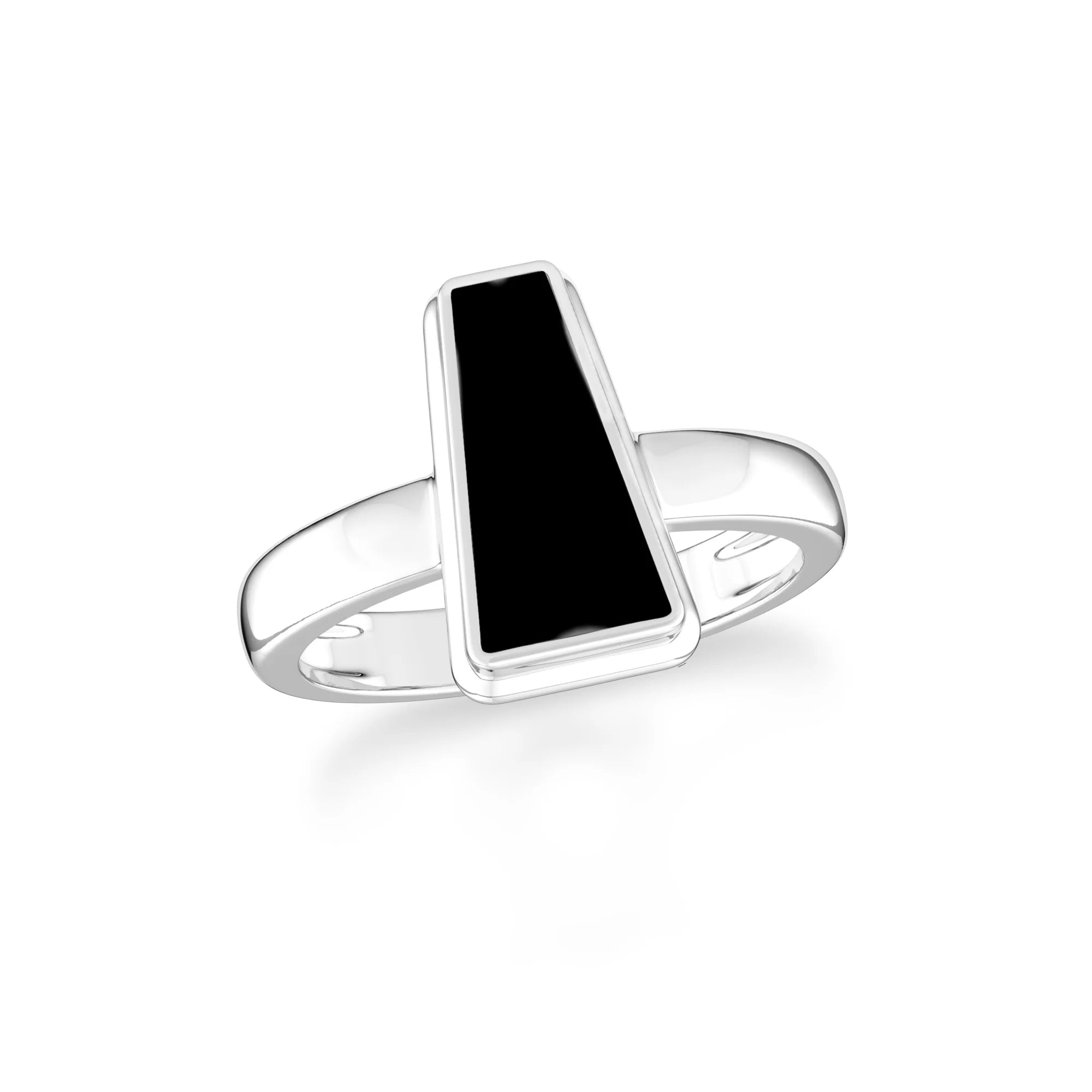 black-onyx bezel-set ring