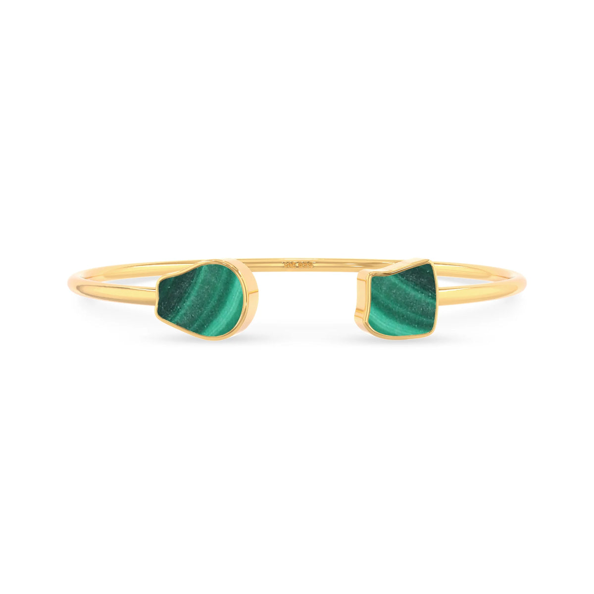malachite twister bracelet