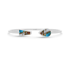 spiny oyster turquoise cab bracelet
