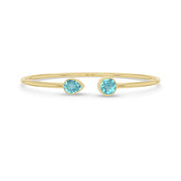 paraiba apatite cut bracelet