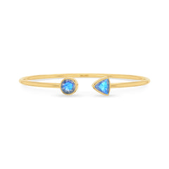 labradorite cut bracelet