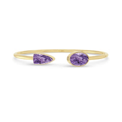 charoite cab bracelet
