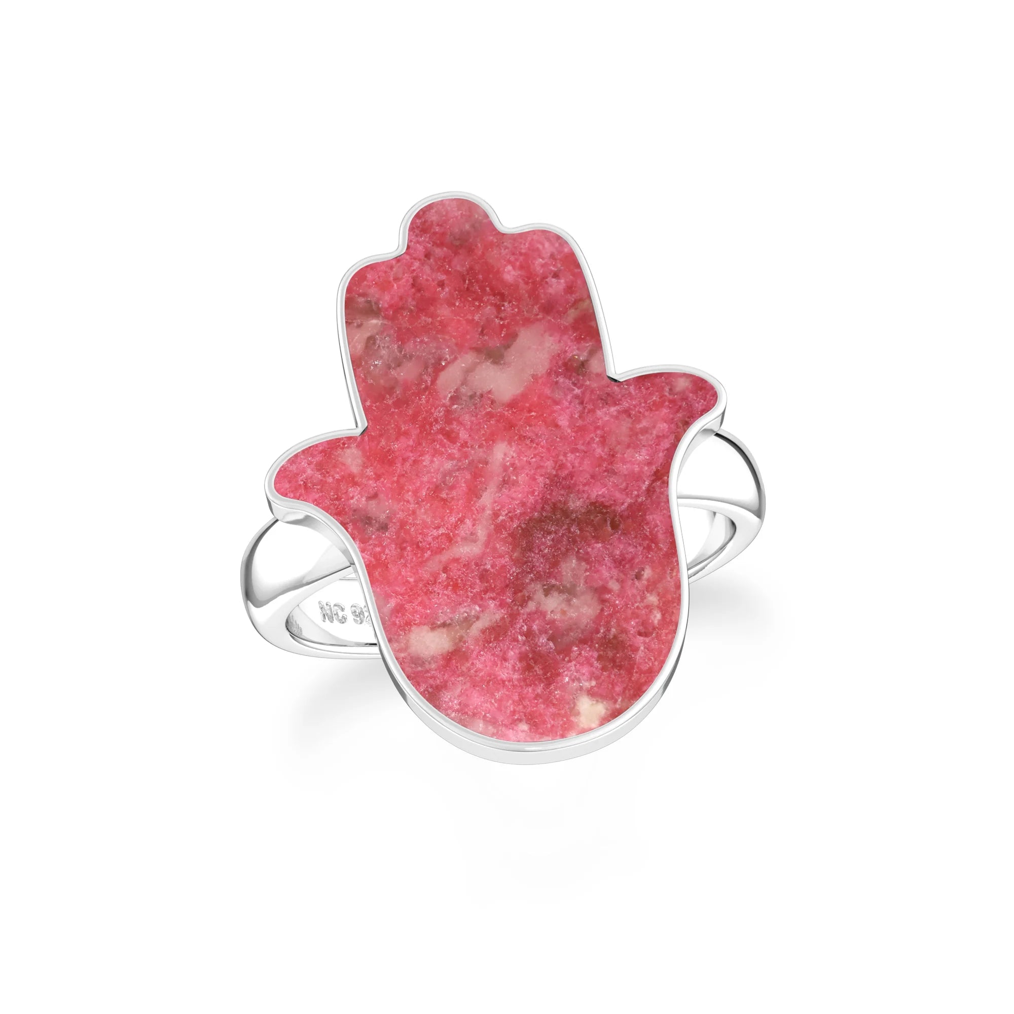 thulite stackable bezel-set ring