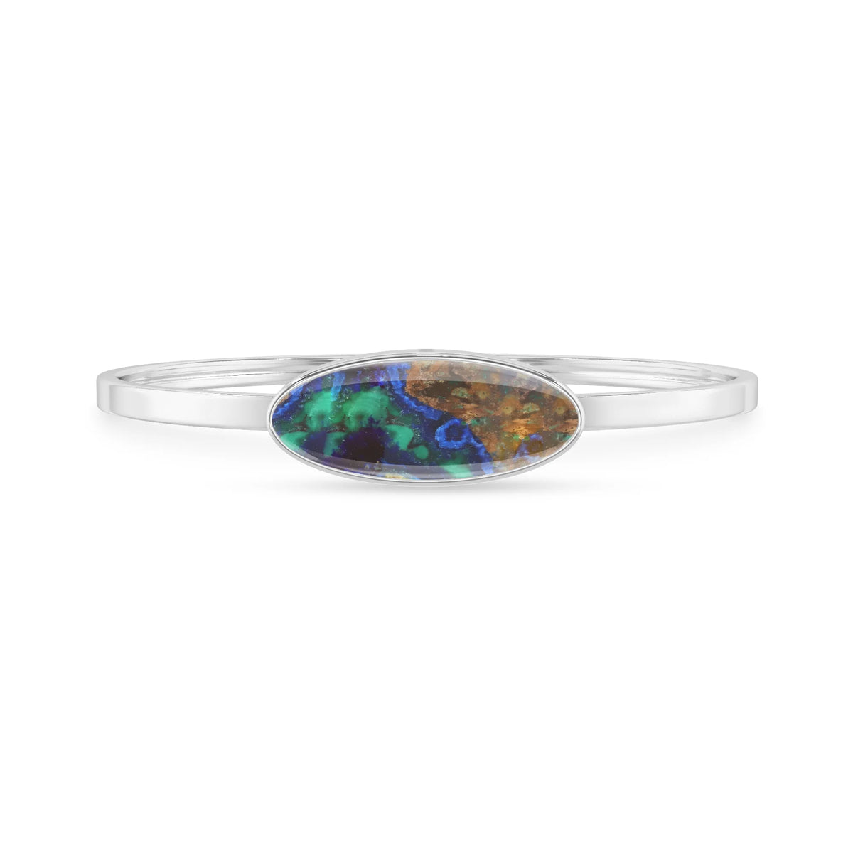 azurite malachite rough bracelet