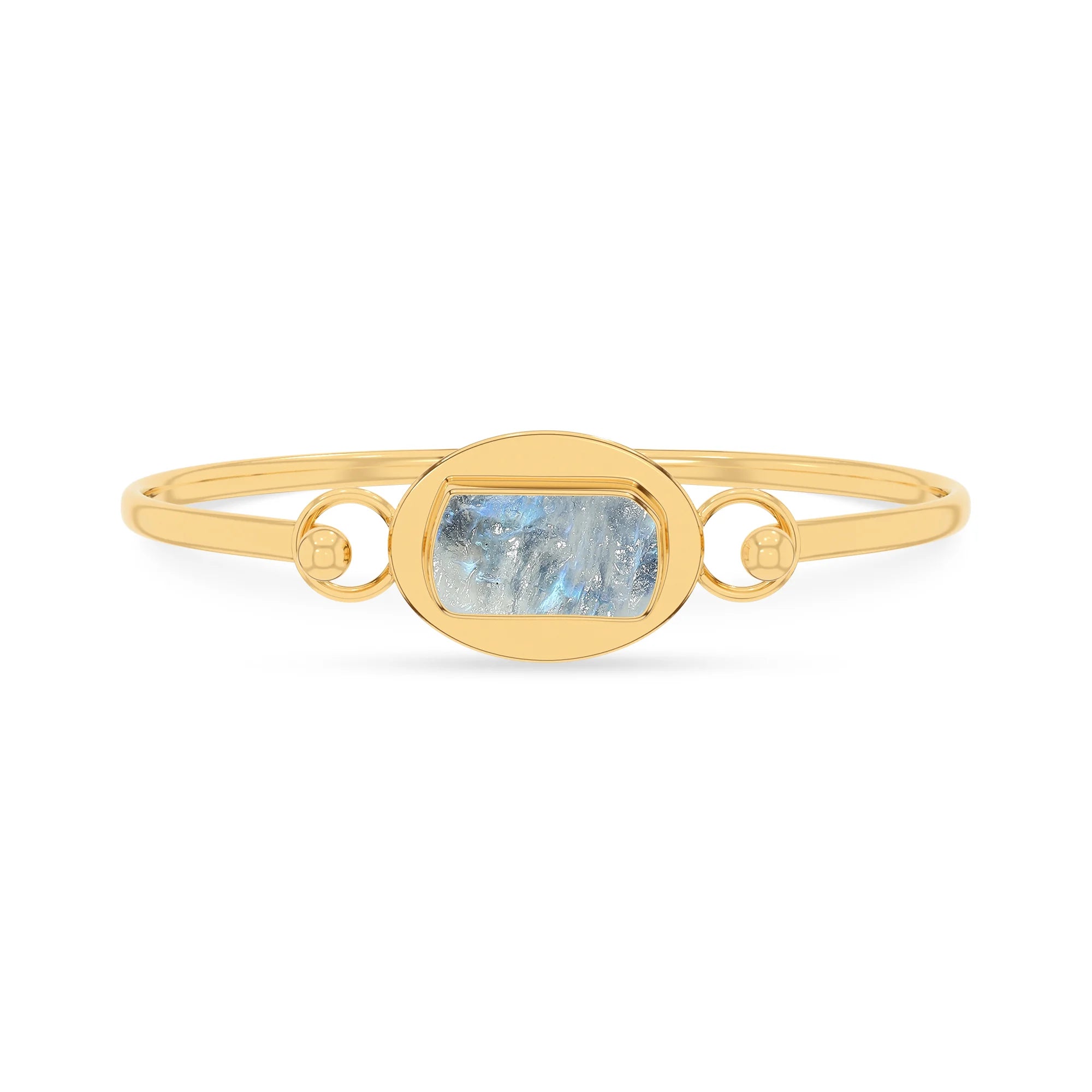rainbow moonstone rough bracelet