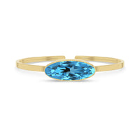 swiss-blue-topaz cut bracelet