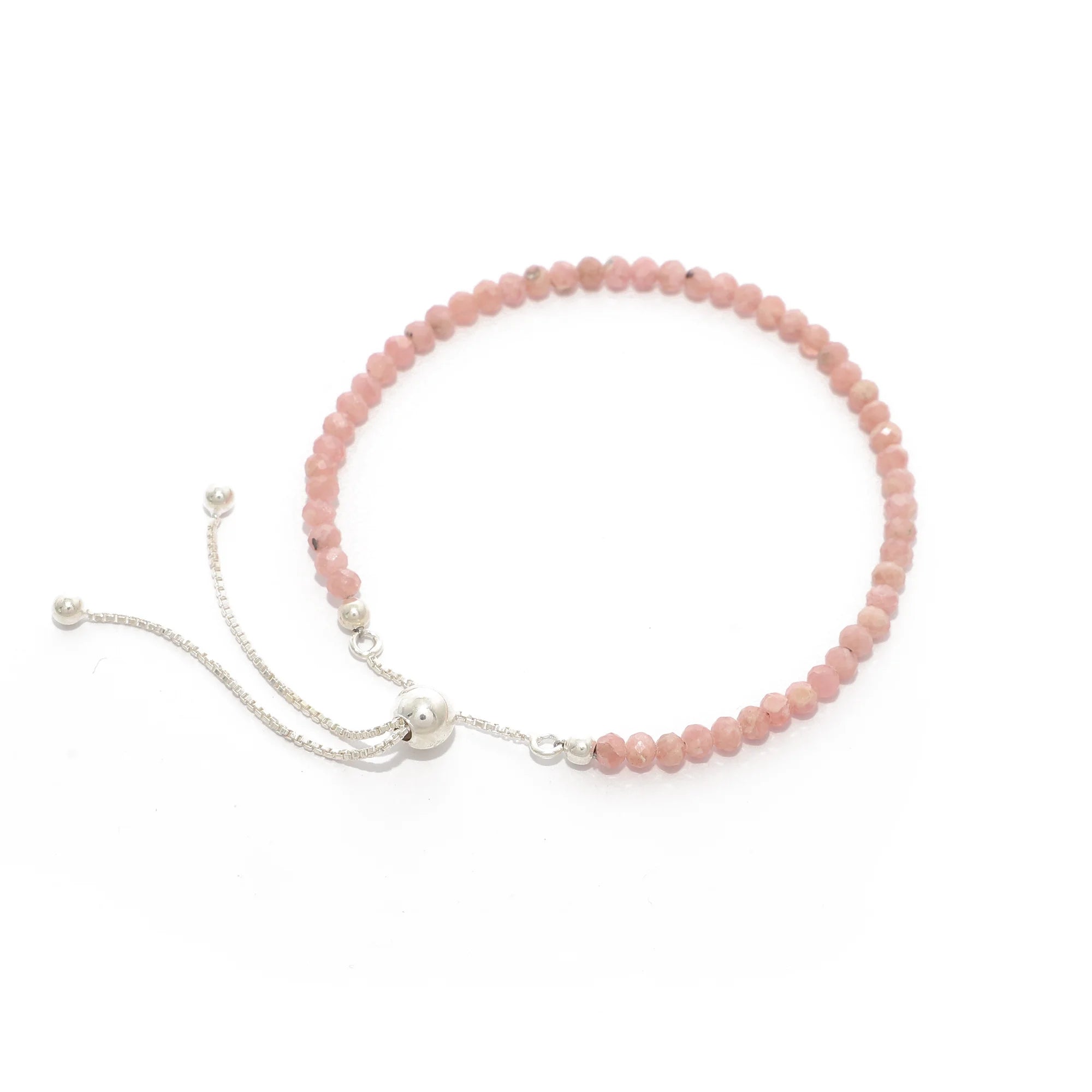 rhodochrosite cut bracelet