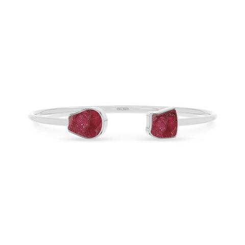 pink tourmaline twister bracelet