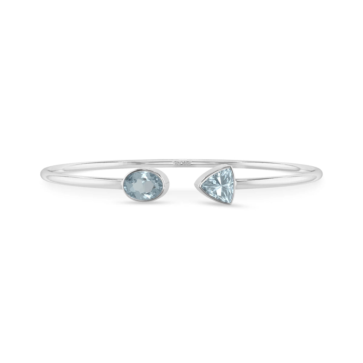 aquamarine cut bracelet