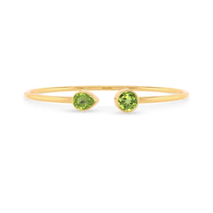 peridot cut bracelet