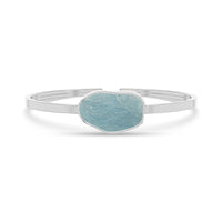 aquamarine rough bracelet