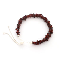 amber rough bracelet
