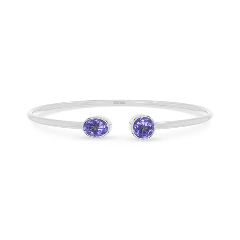 tanzanite cut bracelet
