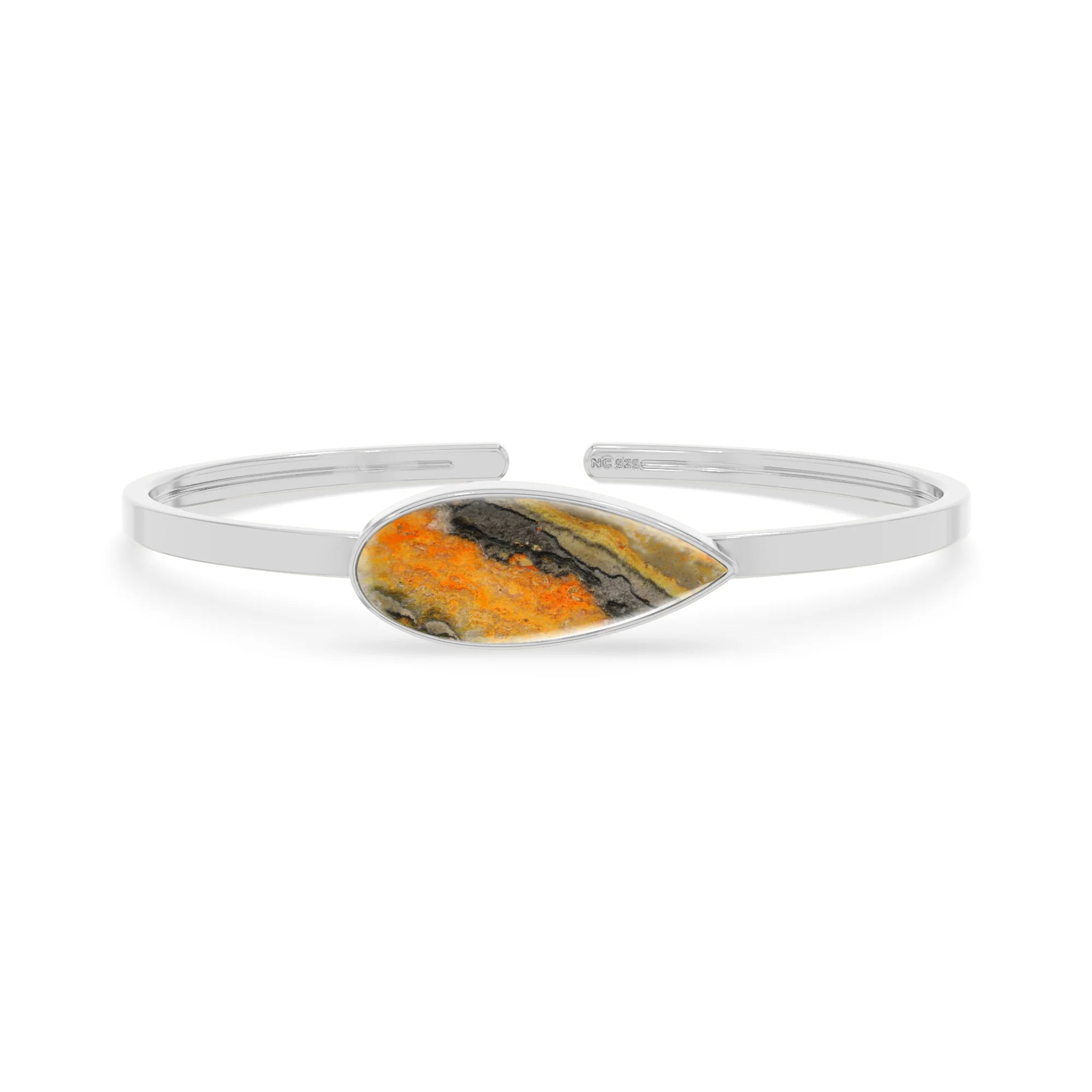 bumble bee rough bracelet