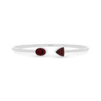 garnet cut bracelet