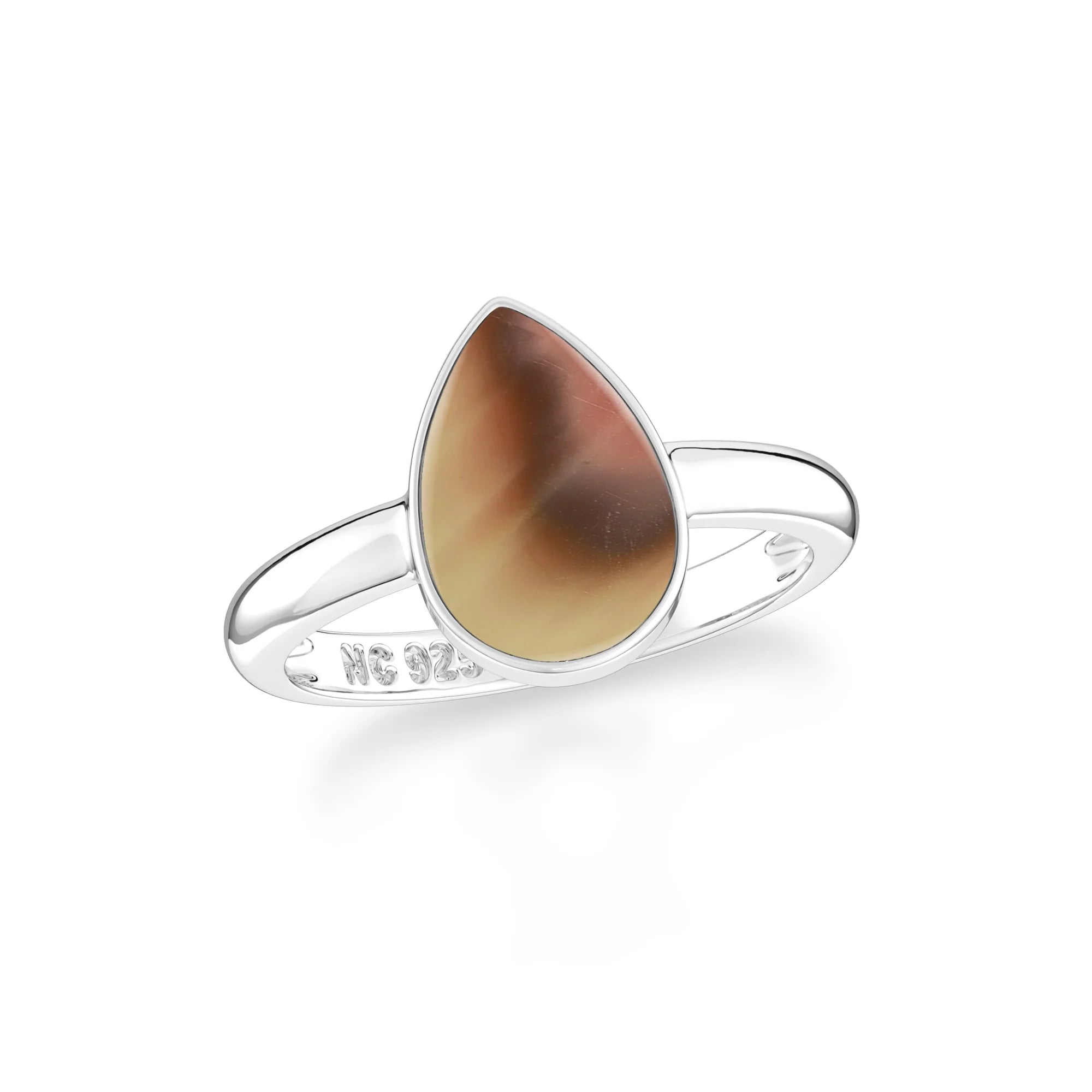 red imperial-jasper bezel-set ring