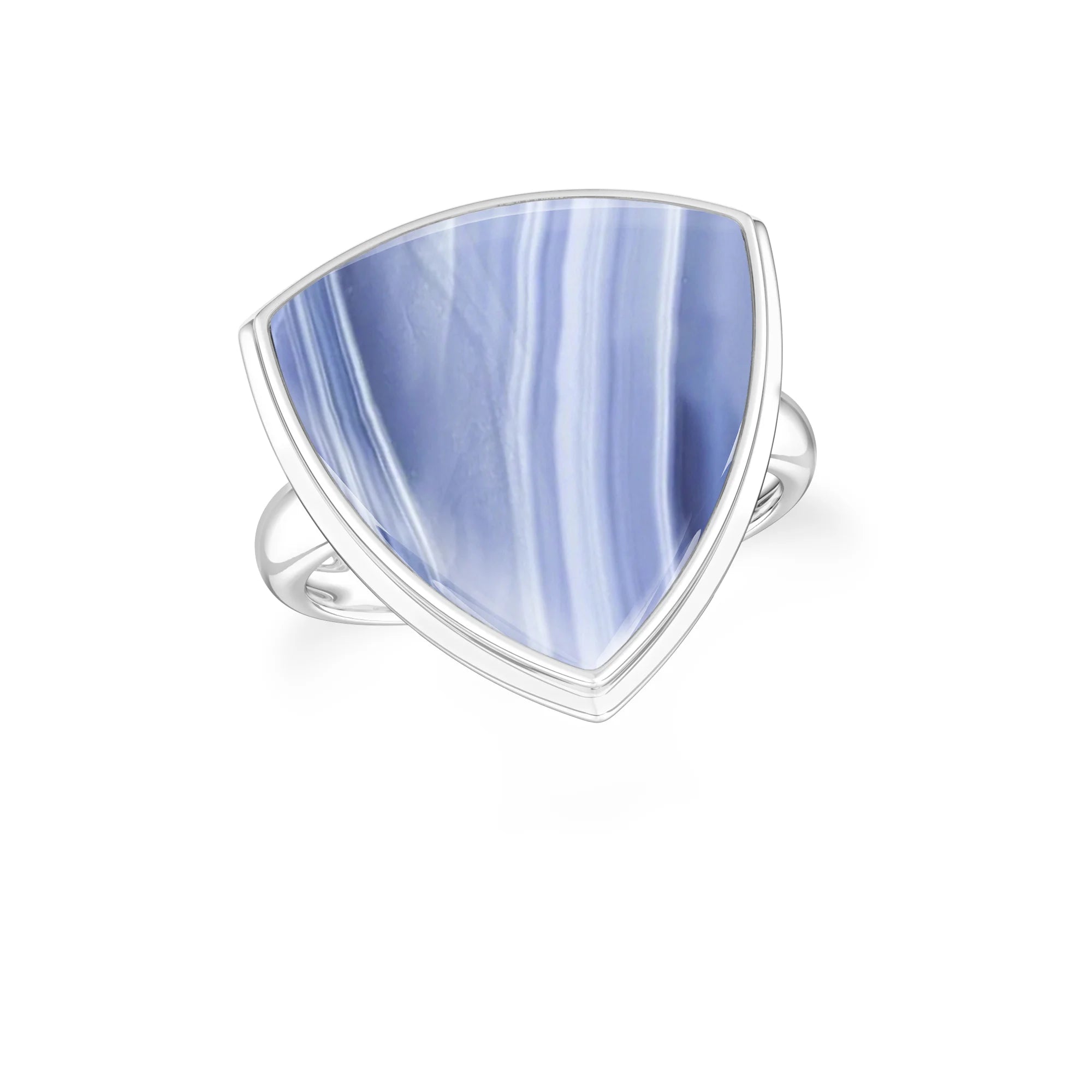 blue-lace-agate bezel-set ring