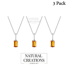 citrine pendant