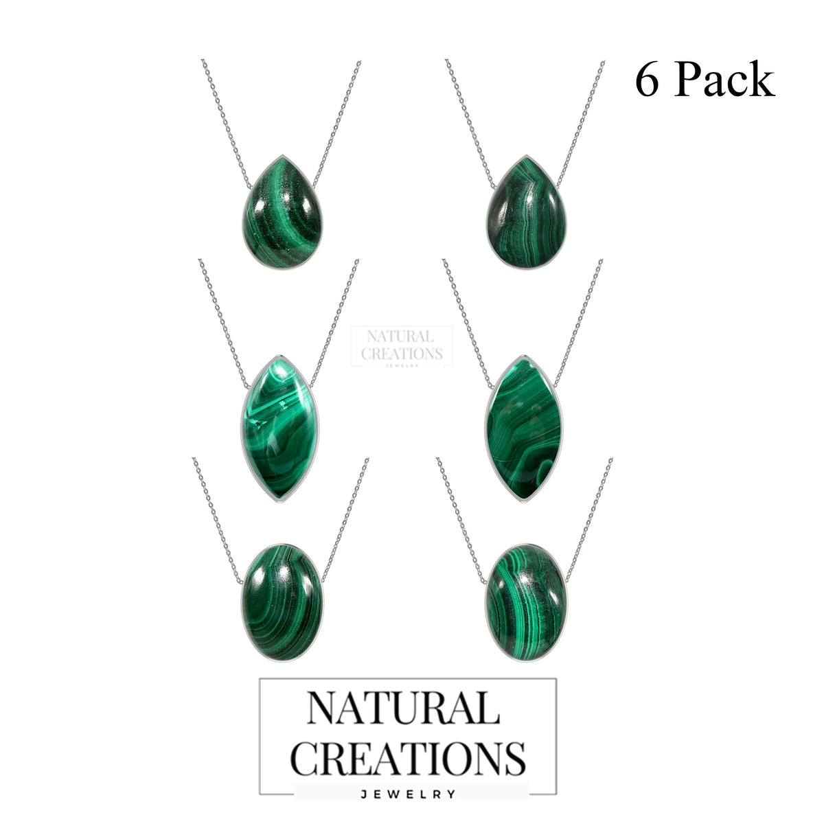 malachite pendant