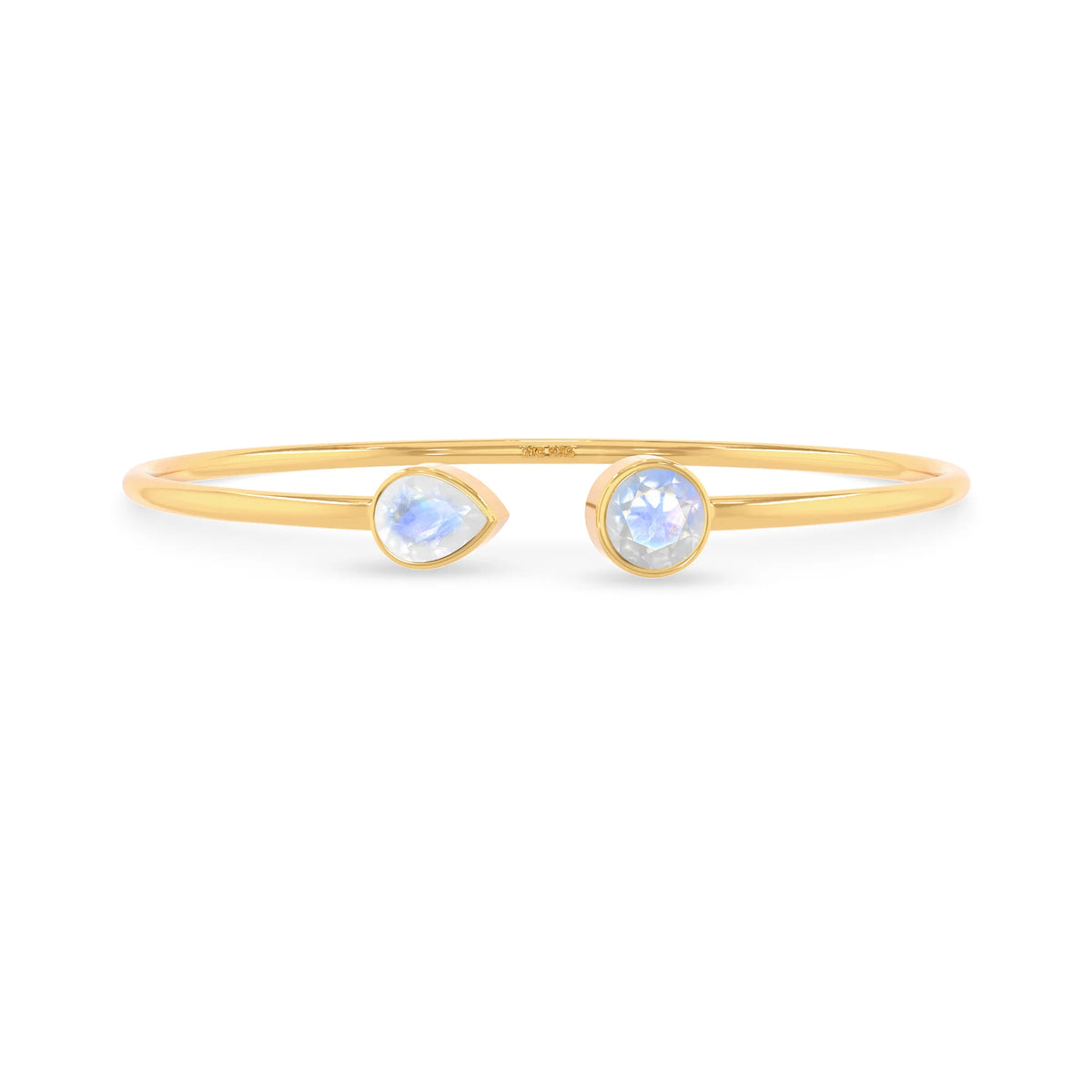 rainbow moonstone cut bracelet