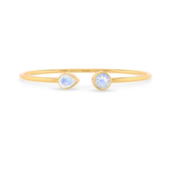 rainbow moonstone cut bracelet