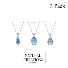 rainbow moonstone pendant