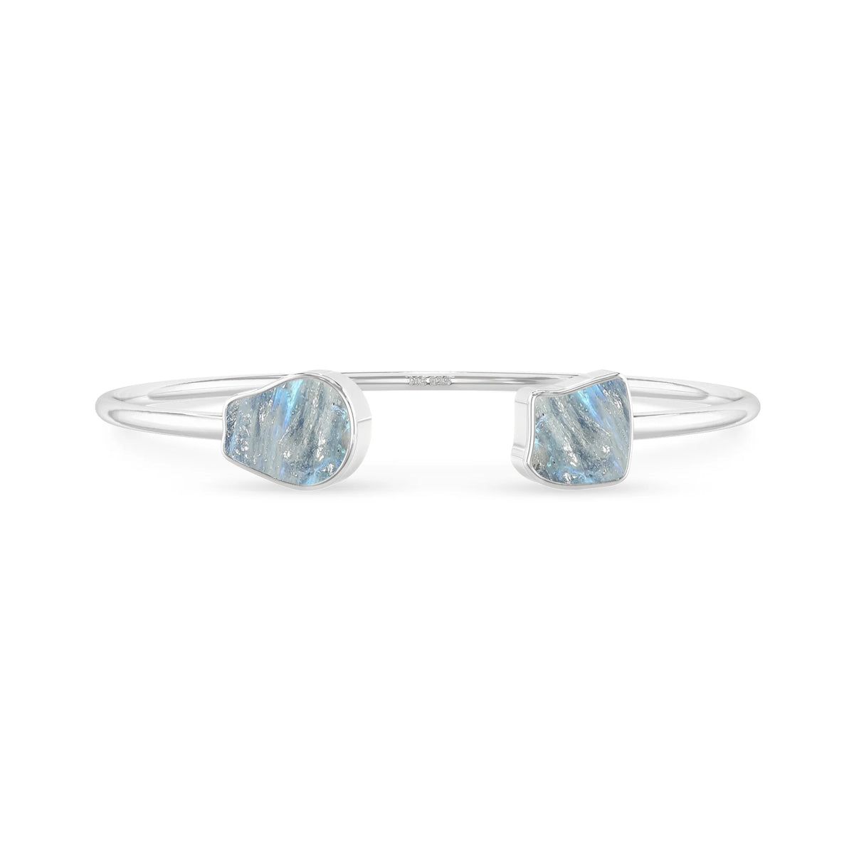 rainbow moonstone twister bracelet