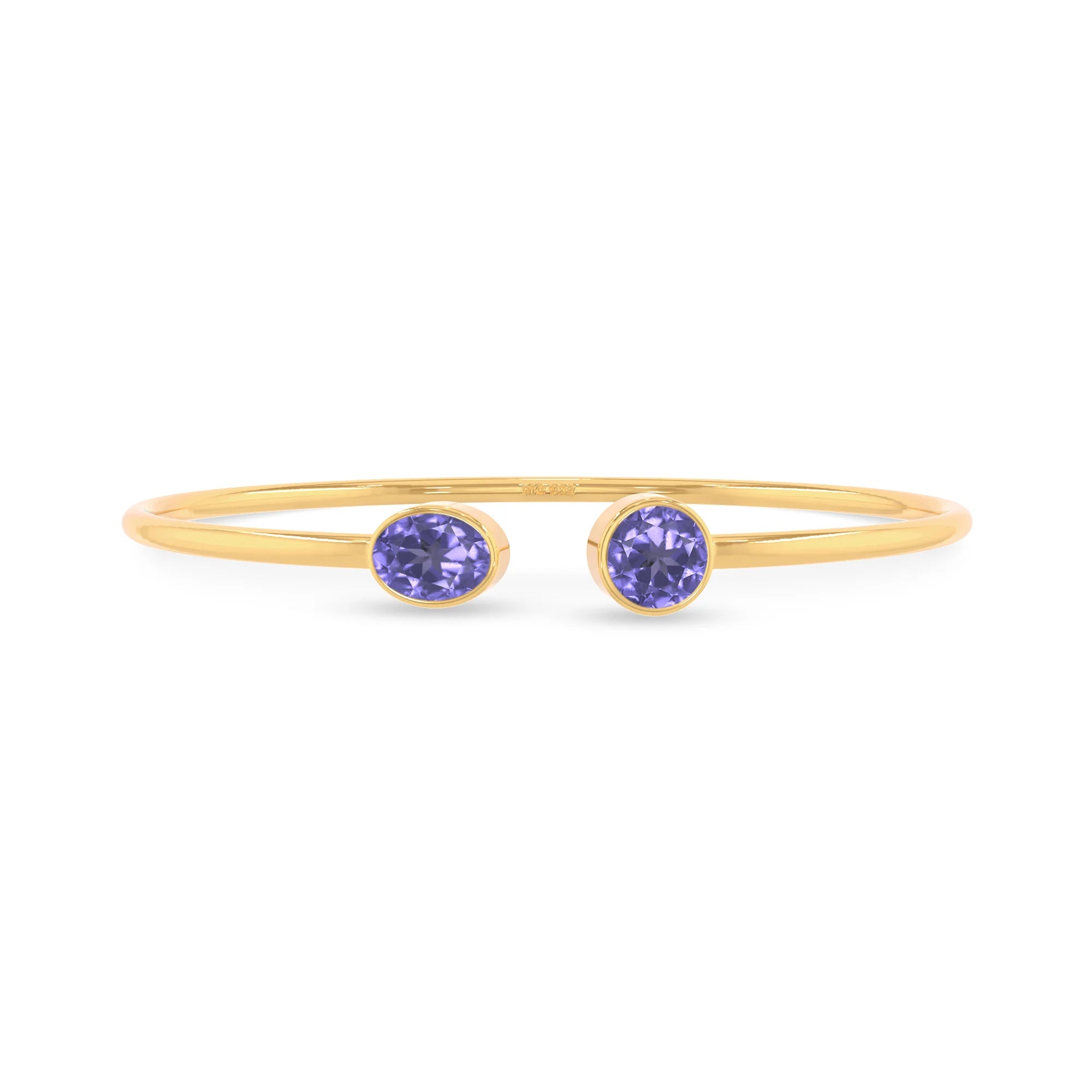 tanzanite cut bracelet