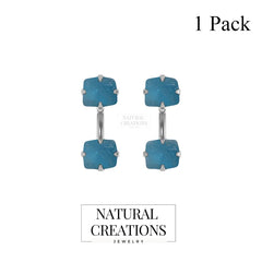 neon apatite earrings 