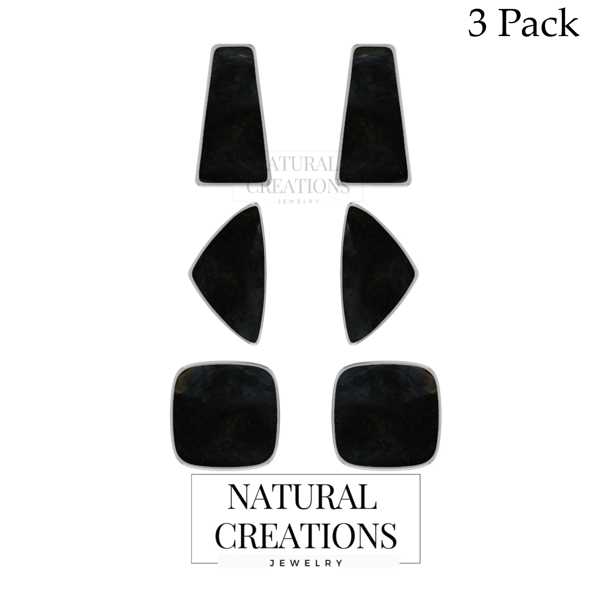 black tourmaline earrings
