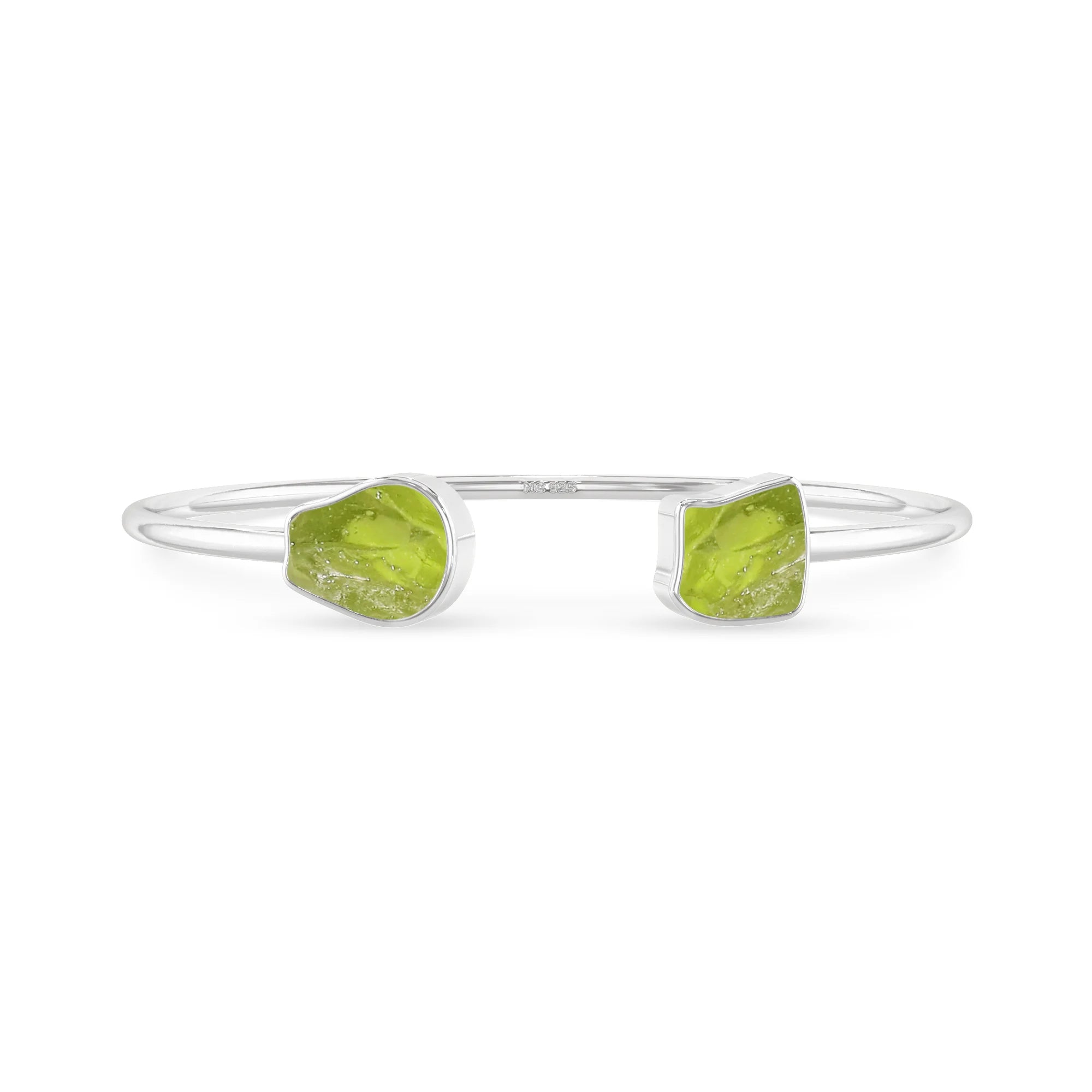 peridot twister bracelet