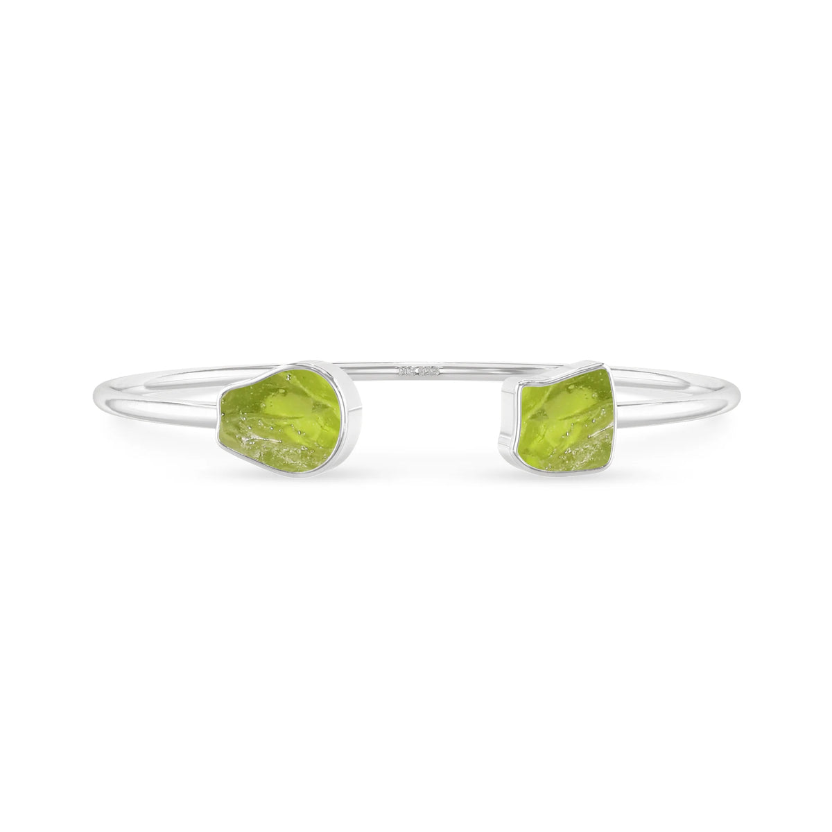 peridot twister bracelet