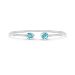paraiba apatite cut bracelet