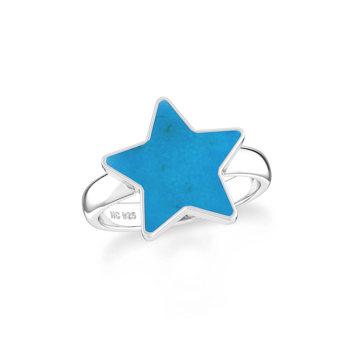 turquoise bezel-set ring