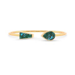 chrysocolla cab bracelet