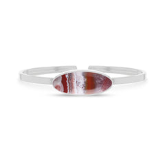 crazy lace agate rough bracelet