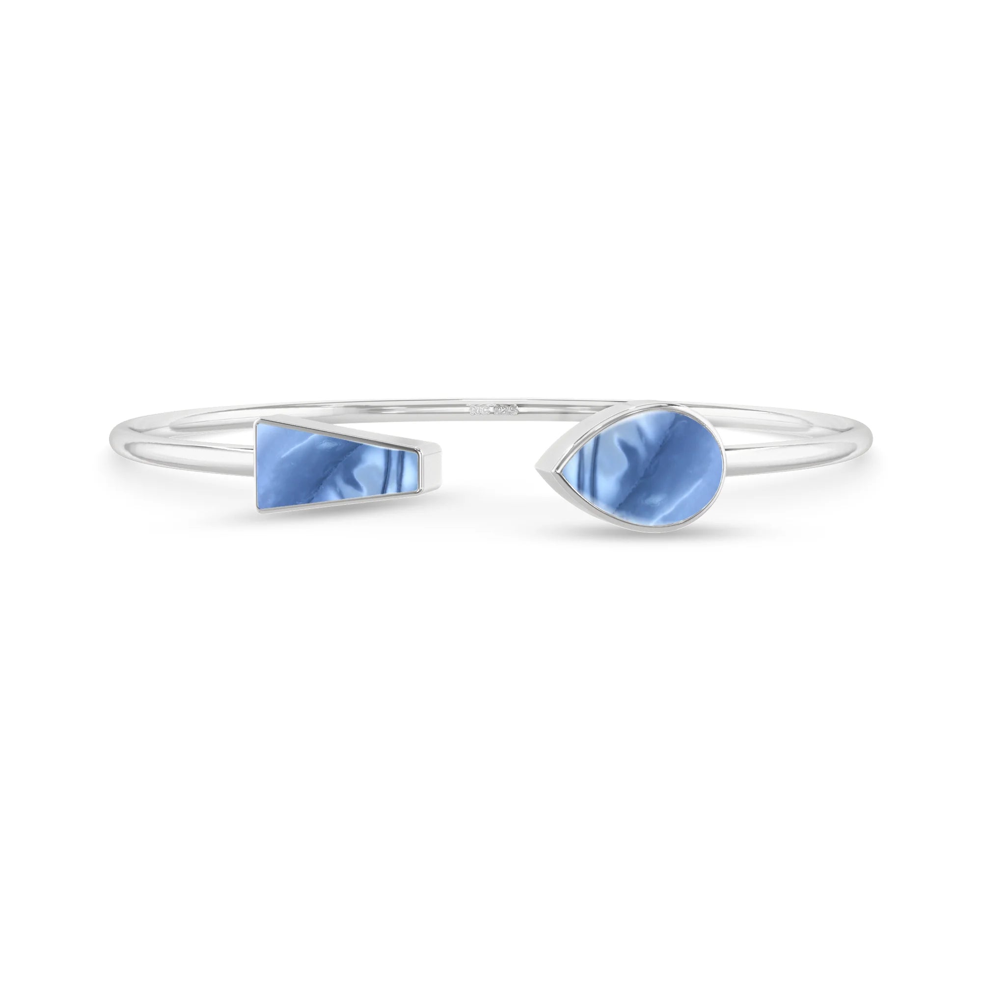 blue opal cab bracelet