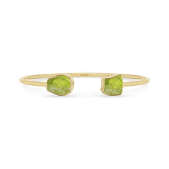 peridot twister bracelet