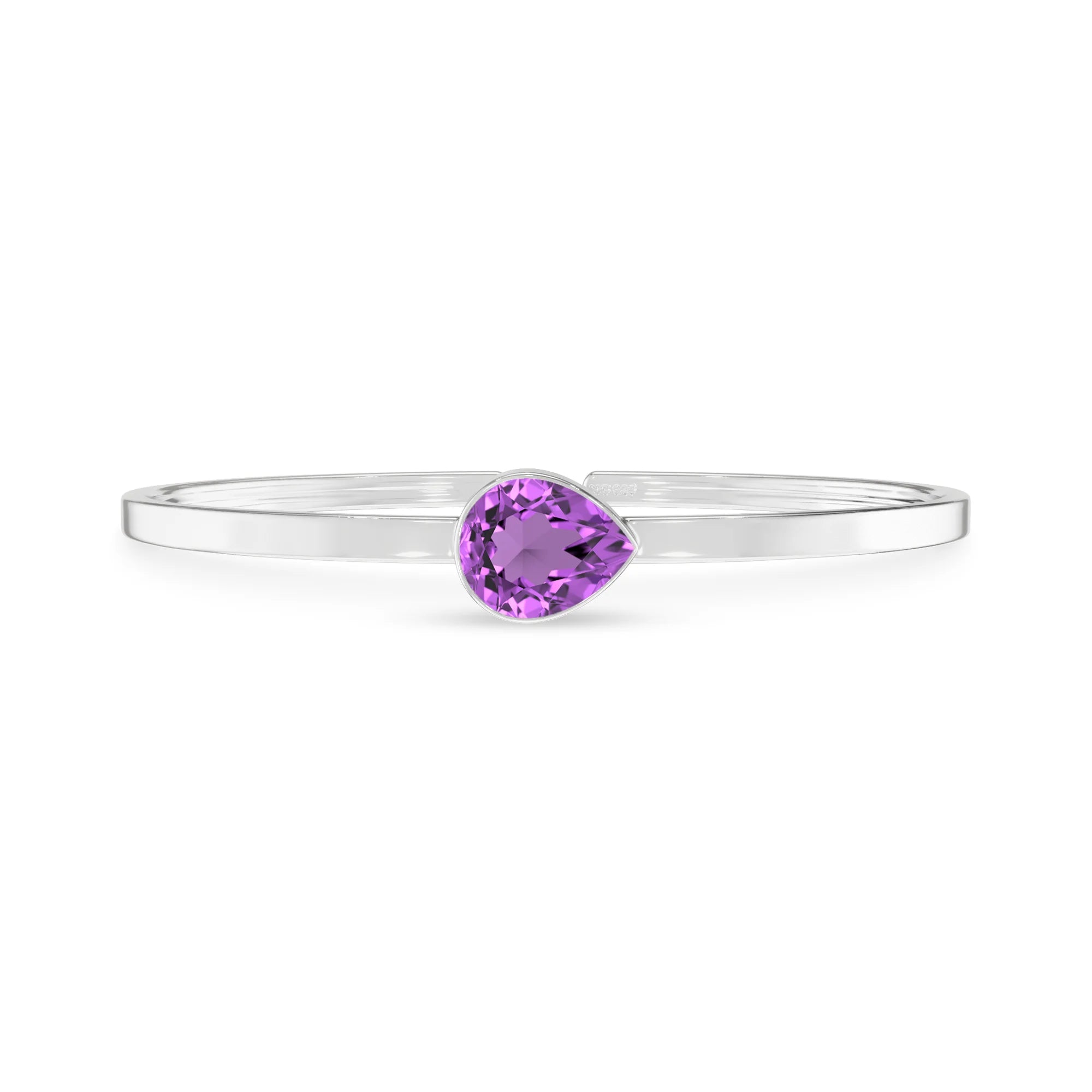 amethyst cut bracelet