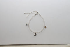 crystal quartz cut bracelet