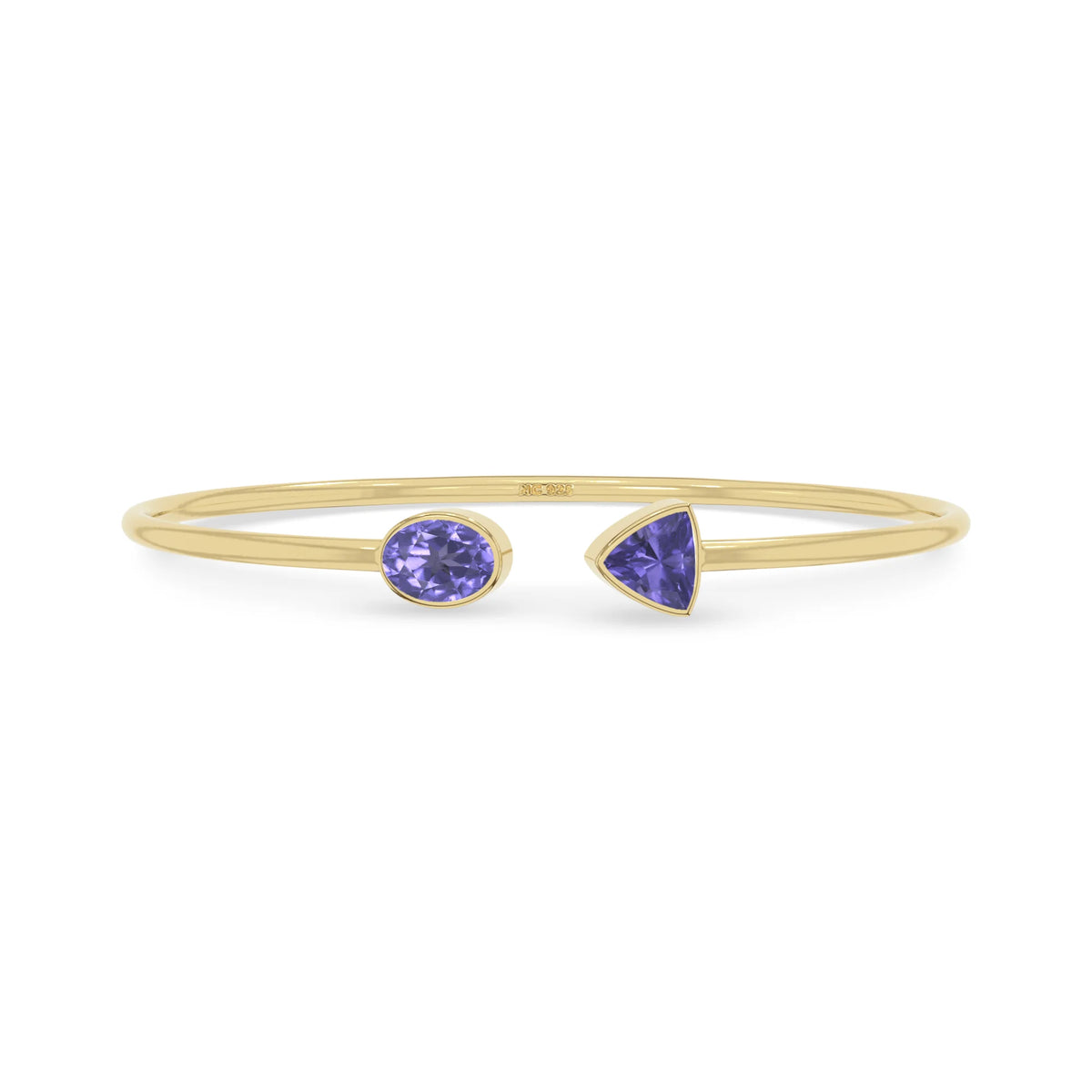 tanzanite cut bracelet