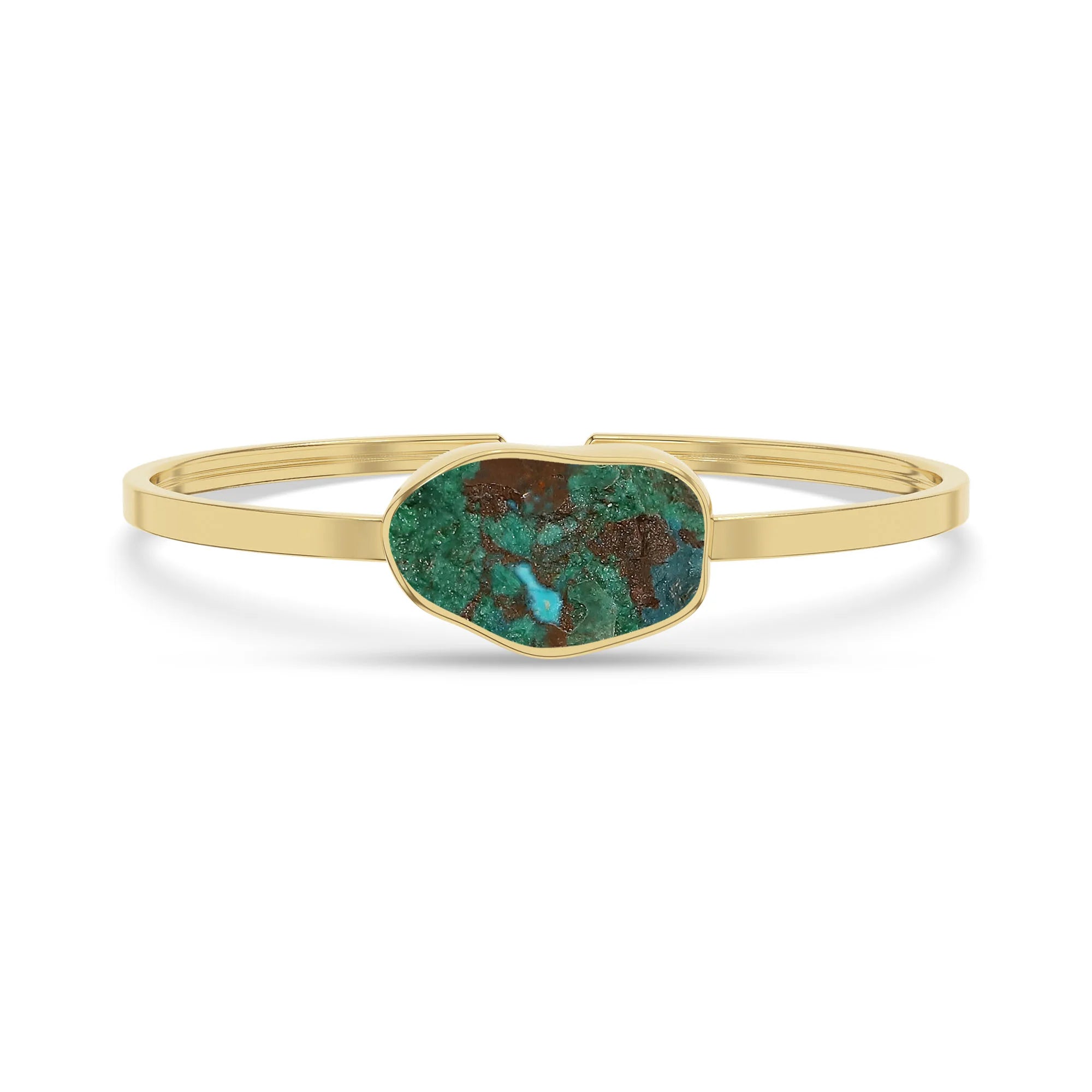 chrysocolla rough bracelet