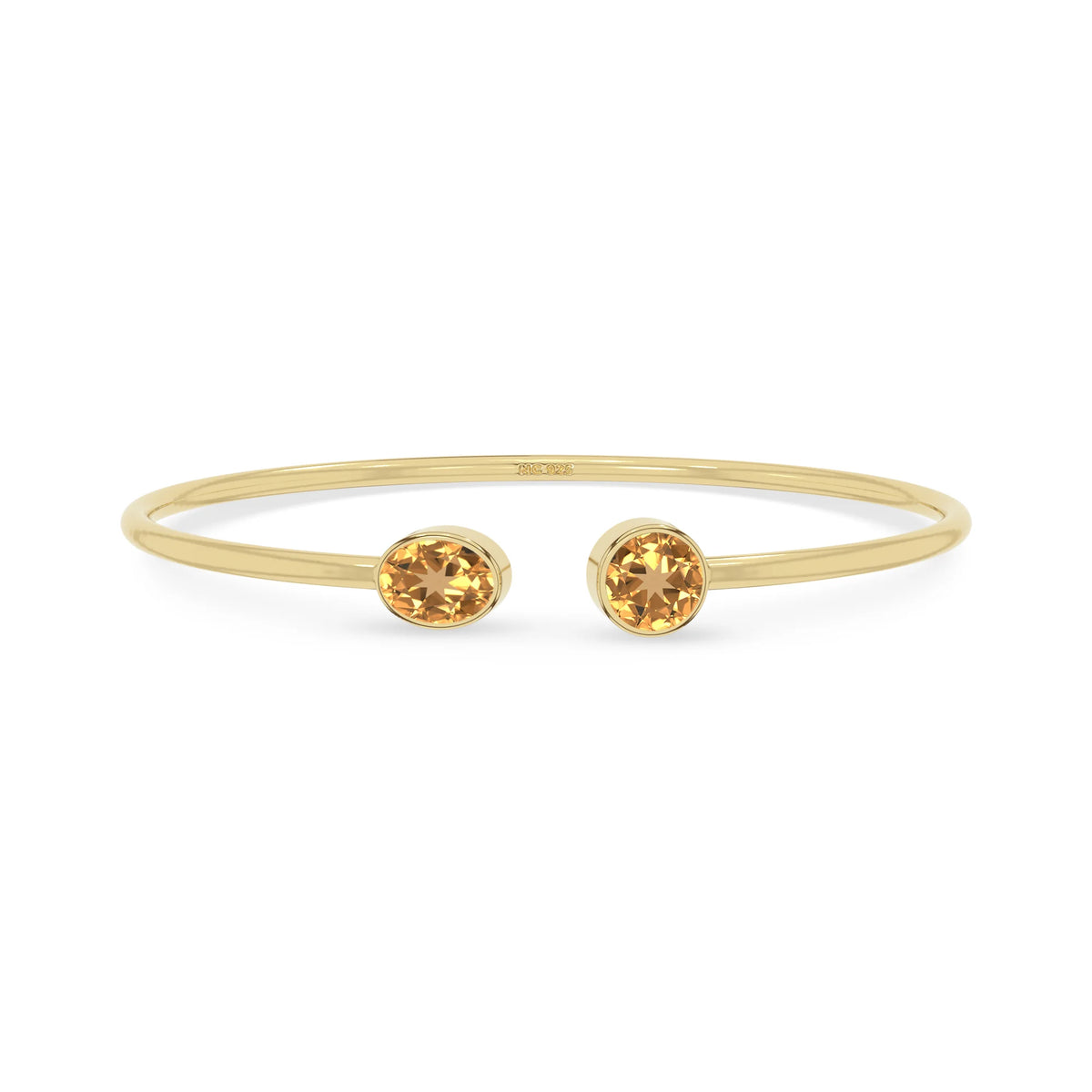 citrine cut bracelet