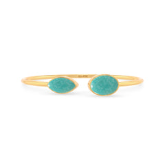 amazonite cab bracelet