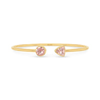 morganite cut bracelet