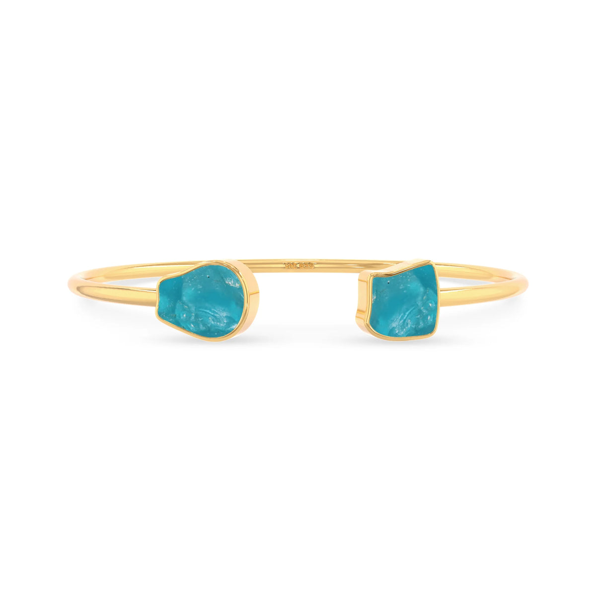 paraiba apatite twister bracelet